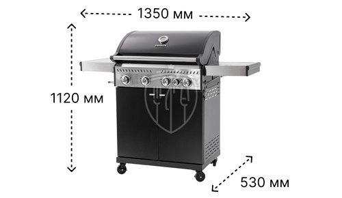 Гриль газовый Cronon Flame с 4 горелками - BanketRent