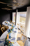 Оборудование: Подставка фуршетная "Клетка" серебряная